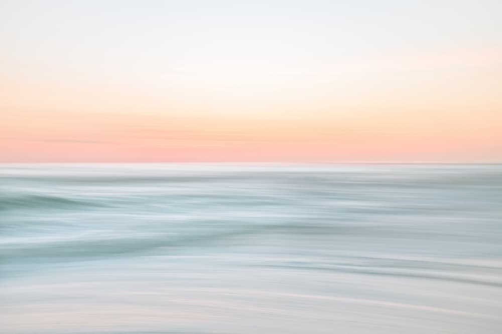 Dreamy Pastel Seascape by Ryno Botha — canvas wall art