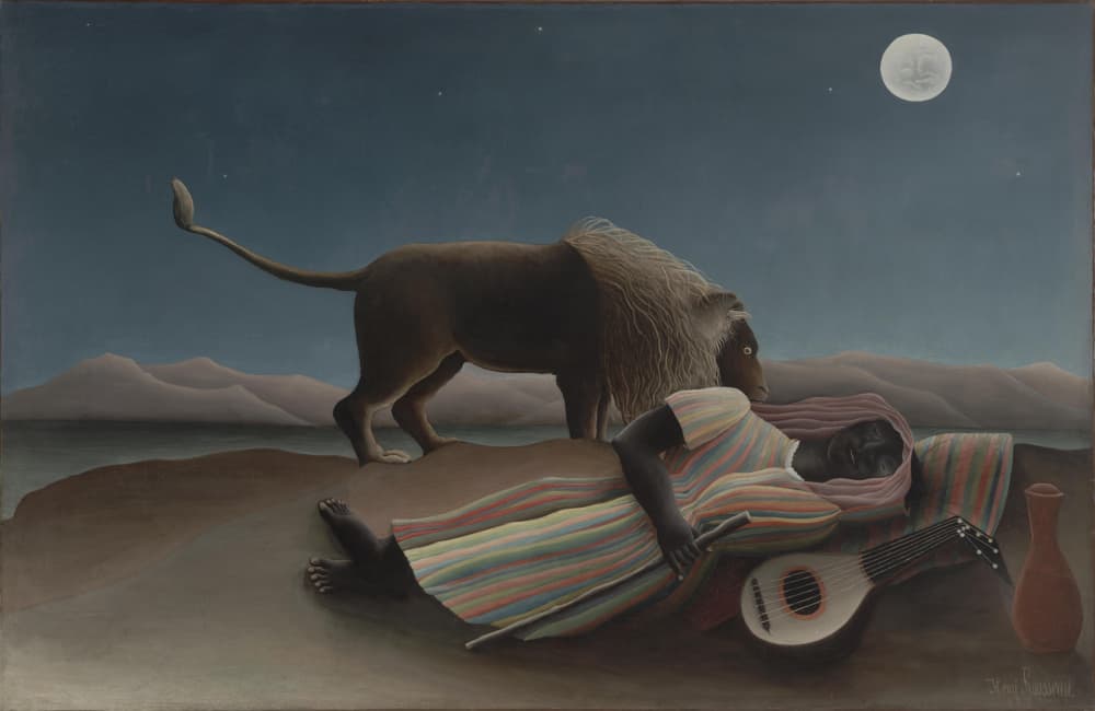 La Bohémienne endormie 1897 by Henri Rousseau — canvas wall art