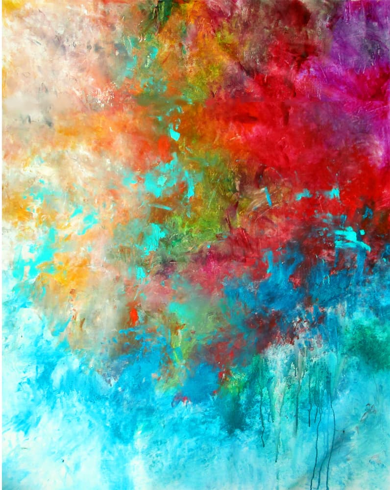 Vibrant Color Explosion by Ron Halfant — canvas wall art