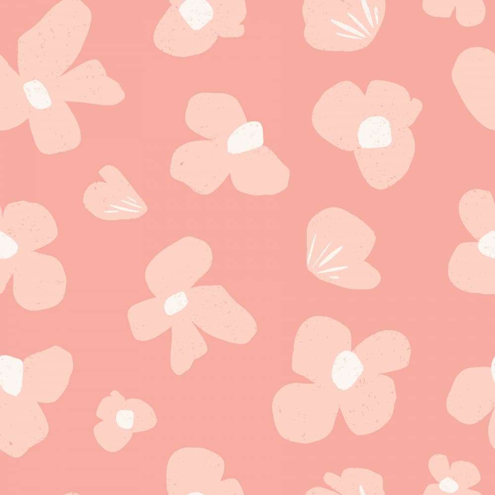 Soft Peach Blooms by Nikita Jariwala — canvas wall art