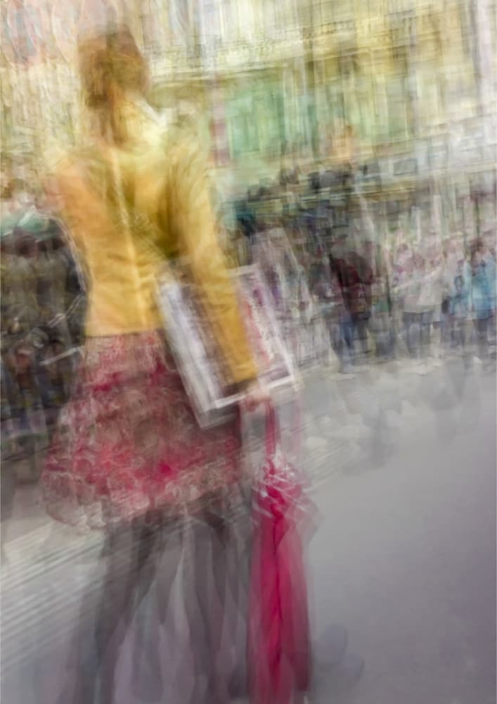 Through the window by Lorenza Cancian — canvas wall art