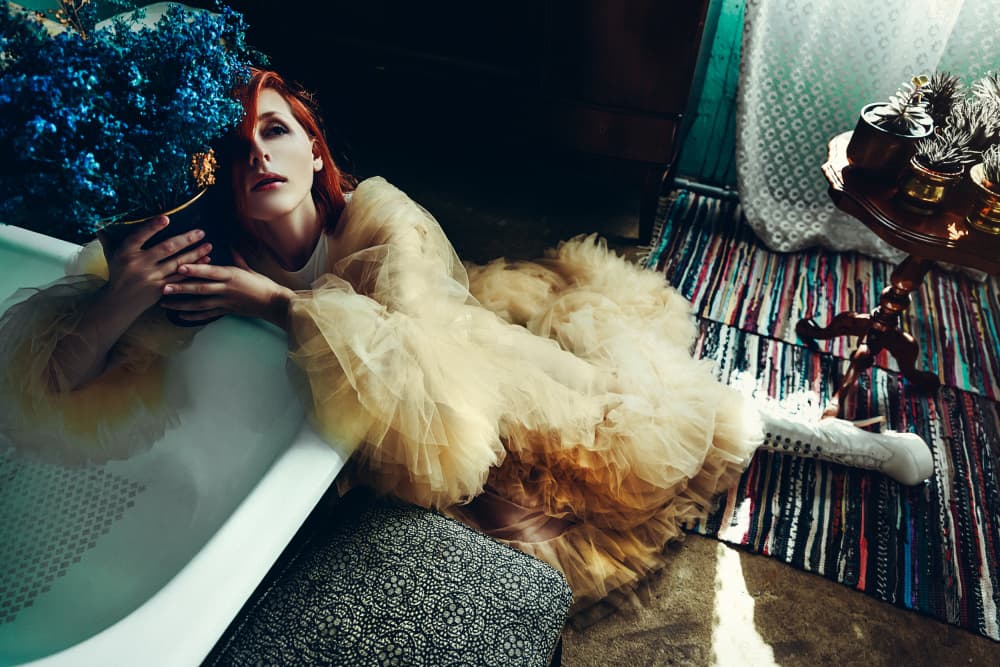 Dreamy Fashion Portrait by Ruslan Bolgov — canvas wall art