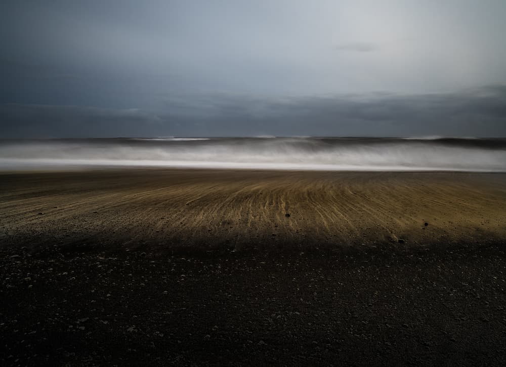 Moody Ocean Shore by Ronny Olsson — canvas wall art