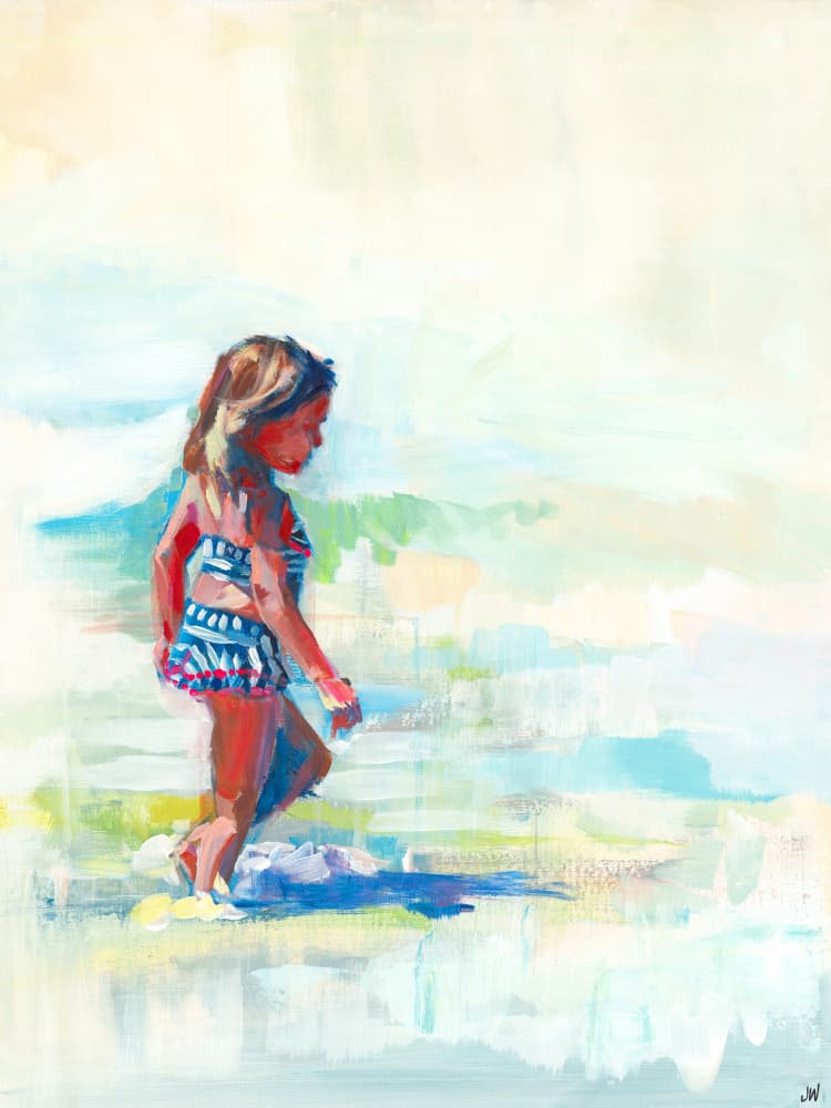 Izzie by Jenny Westenhofer — canvas wall art