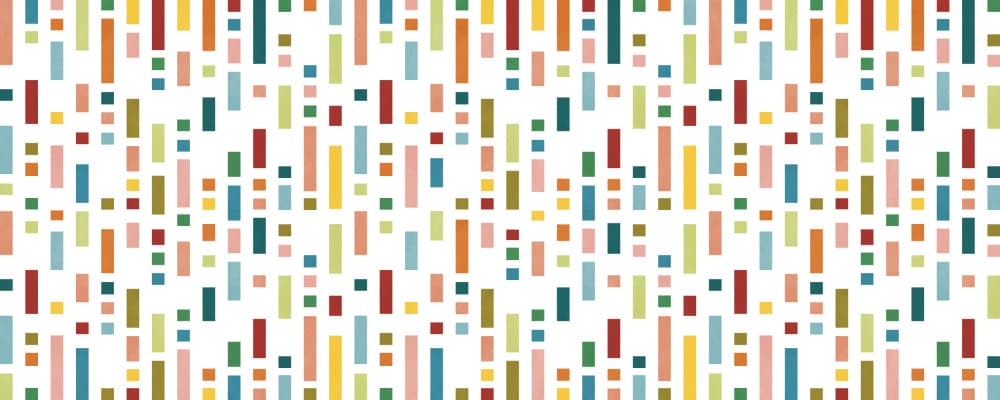 Colorful Geometric Pattern by Vitor Costa — canvas wall art