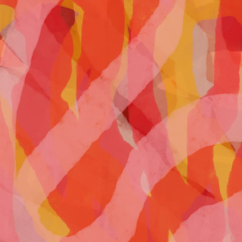 Warm Abstract Layers by Dina Dankers — canvas wall art