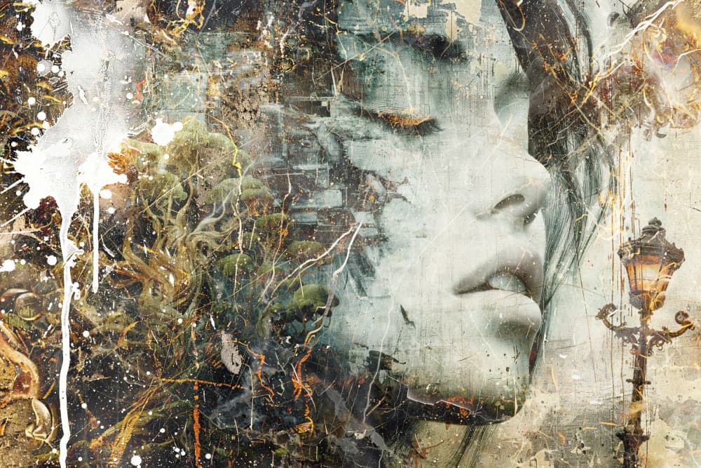 Ethereal Urban Contemplation by Rafal Kulik — canvas wall art