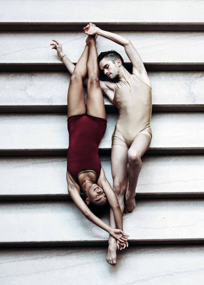 Modern Dance Duet by Tyler McAuley — canvas wall art