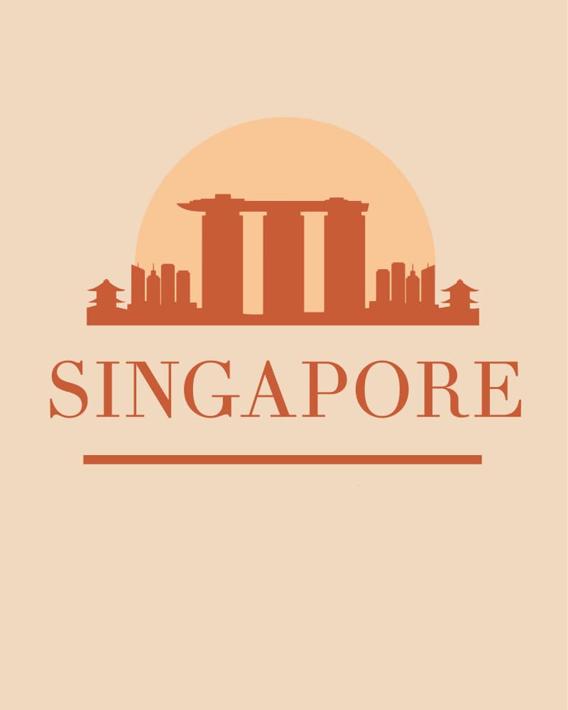 Singapore City Skyline by Emiliano Deificus — canvas wall art