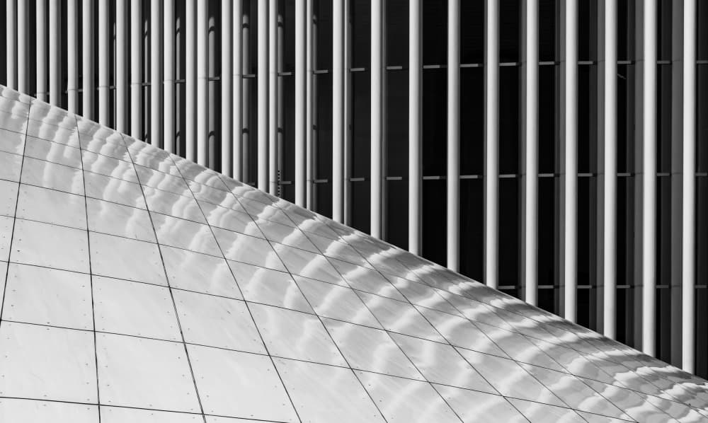 Sleek Urban Geometry by Markus Auerbach — canvas wall art