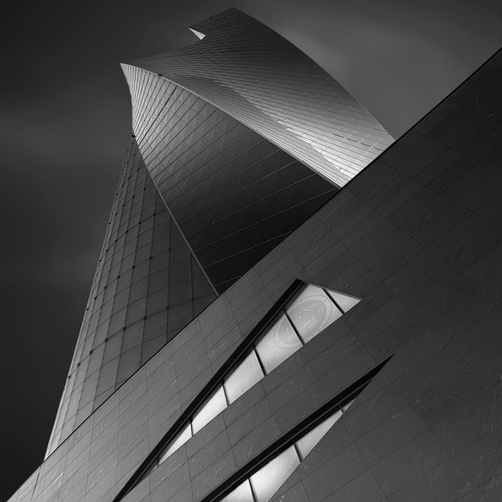 Sleek Urban Architecture by Ahmed Thabet — canvas wall art