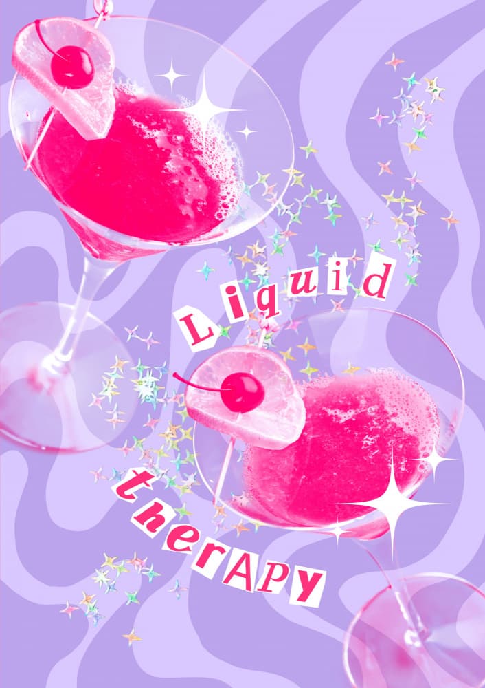 Liquid therapy by Athene Fritsch — canvas wall art