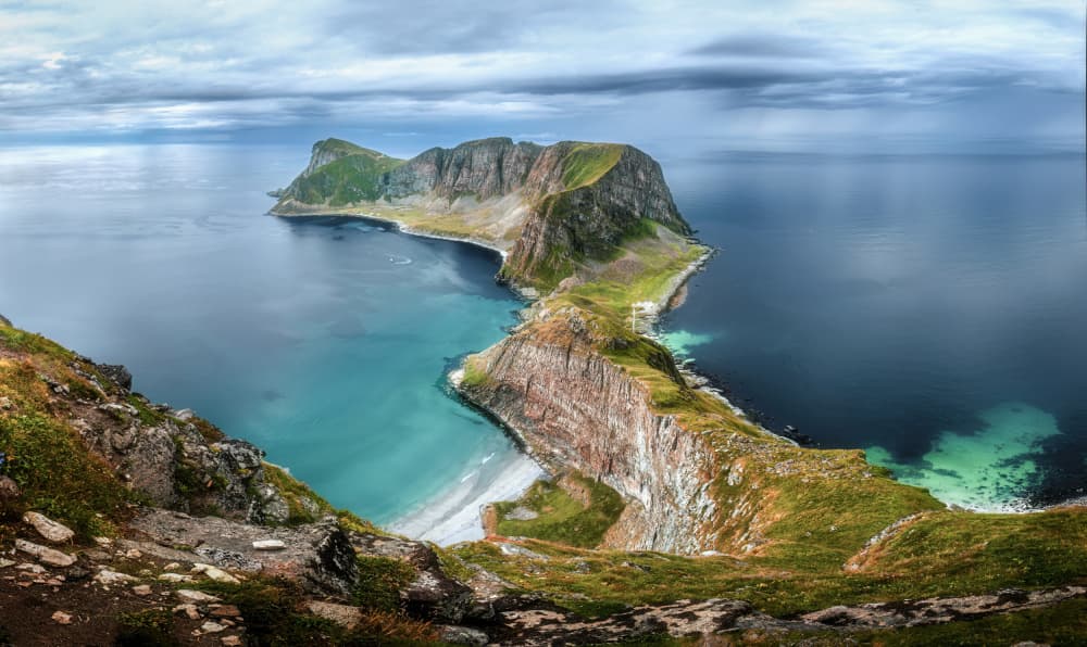 Dramatic Island Coast by Jie Jin — canvas wall art