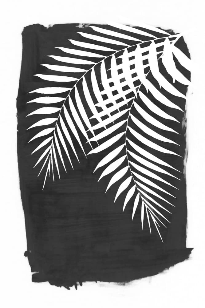 Tropical Palm Leaves by amini54 — canvas wall art
