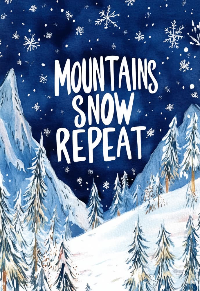 Winter Wonderland Scene by Treechild — canvas wall art