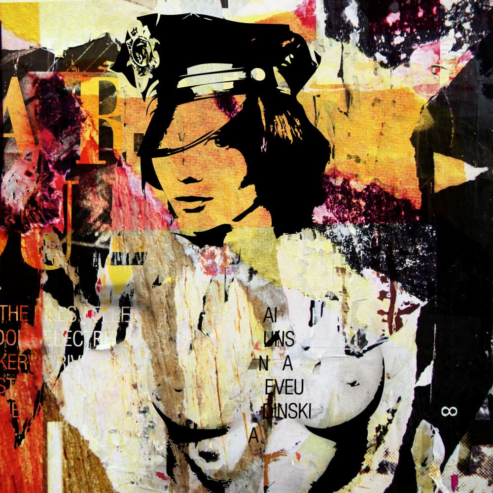 Rebel Police Woman by PASLIER Morgan — canvas wall art