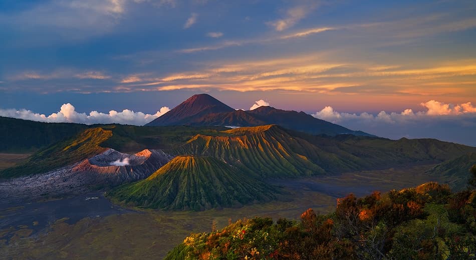 Dramatic Volcanic Sunrise by Karsten Wrobel — canvas wall art