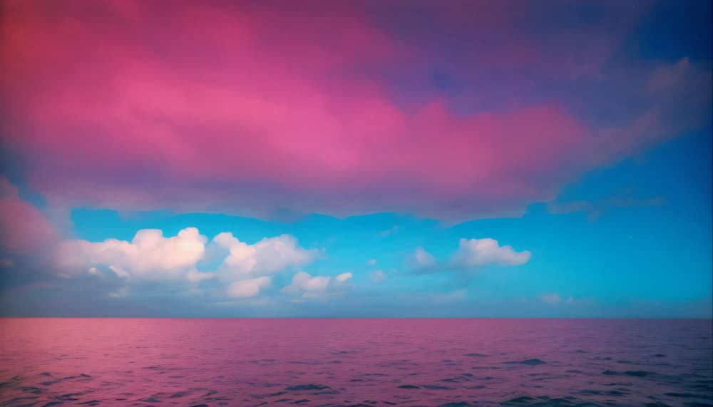 Pink Blue Ocean Dream by Cicero Spin — canvas wall art