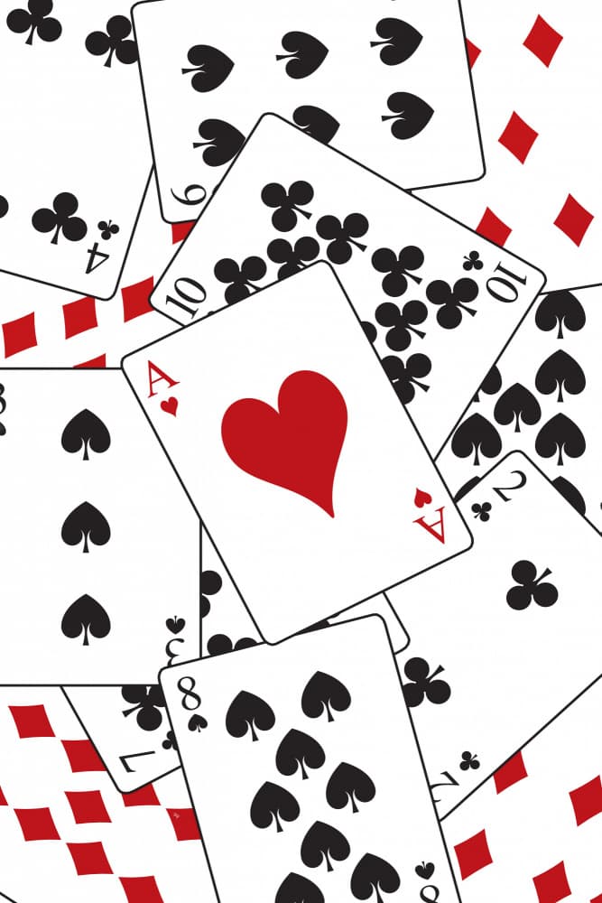 Poker Cards by Martina — canvas wall art