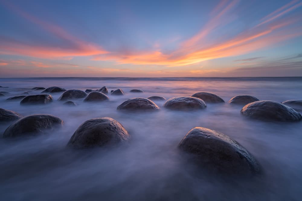 Serene Ocean Rocks by April Xie — canvas wall art