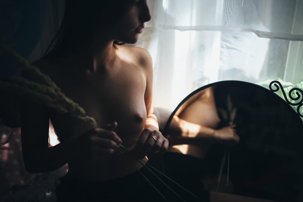 Woman in Soft Light by Borislav Kornienko — canvas wall art