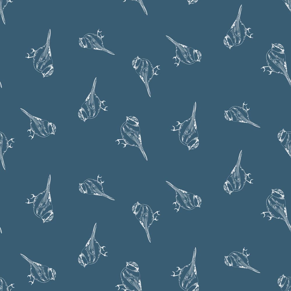 Graceful Bird Pattern by Charlotte Trudgett — canvas wall art