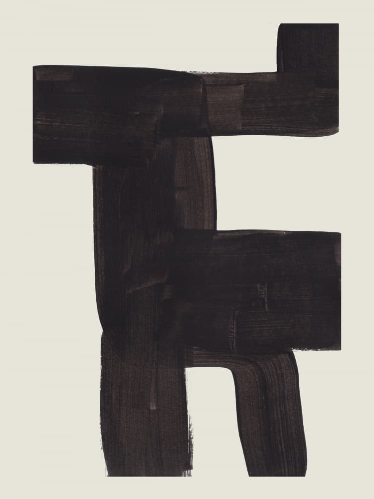 Bold Abstract Forms by Ejaaz Haniff — canvas wall art