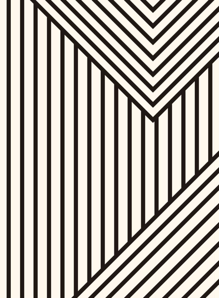Modern Geometric Angles by Artprink — canvas wall art