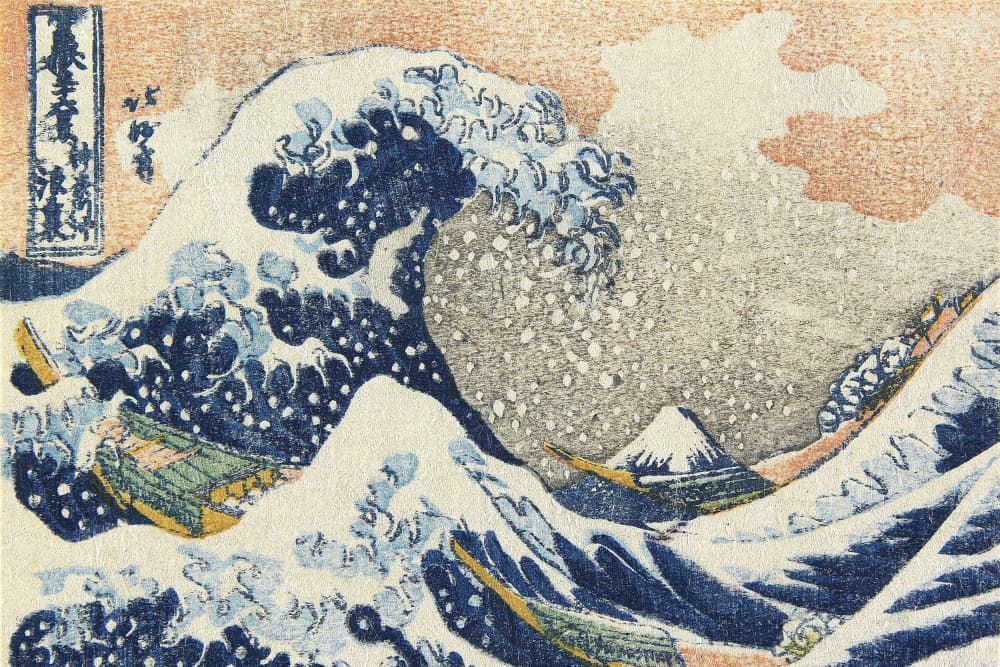 Hokusai's Under the Wave Off Kanagawa (1830 1833) by Katsushika Hokusai — canvas wall art