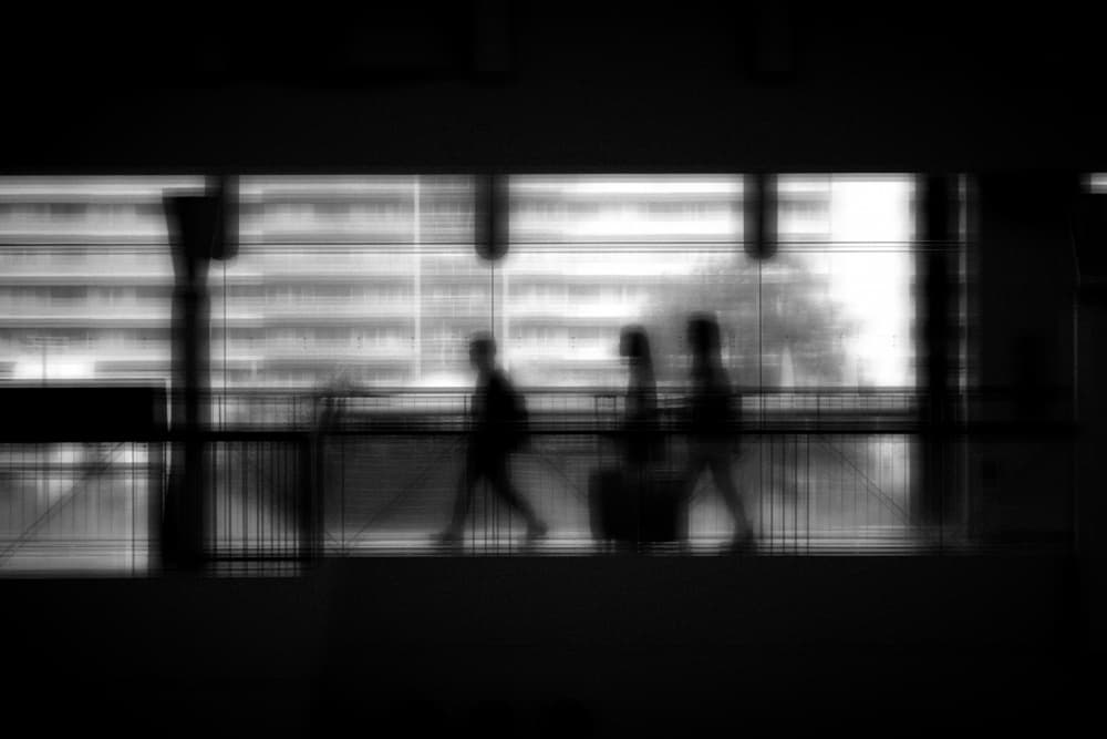 Silhouettes In Motion by HISASHI ISHIKAWA — canvas wall art
