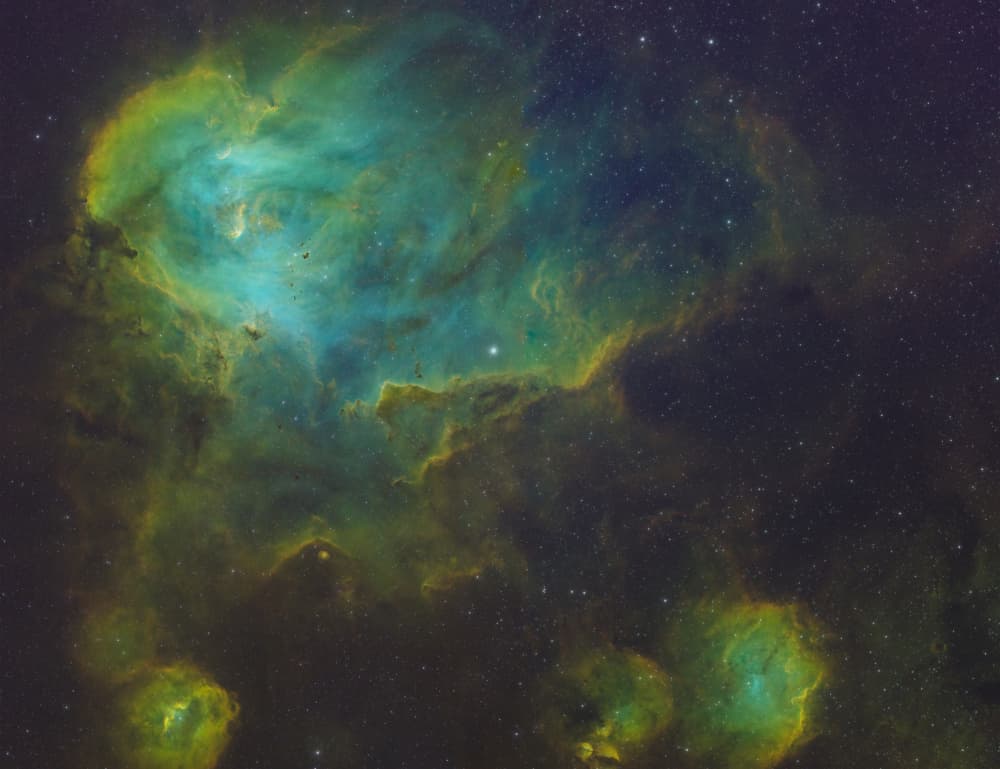 Vast Cosmic Nebula by James Zhen Yu — canvas wall art