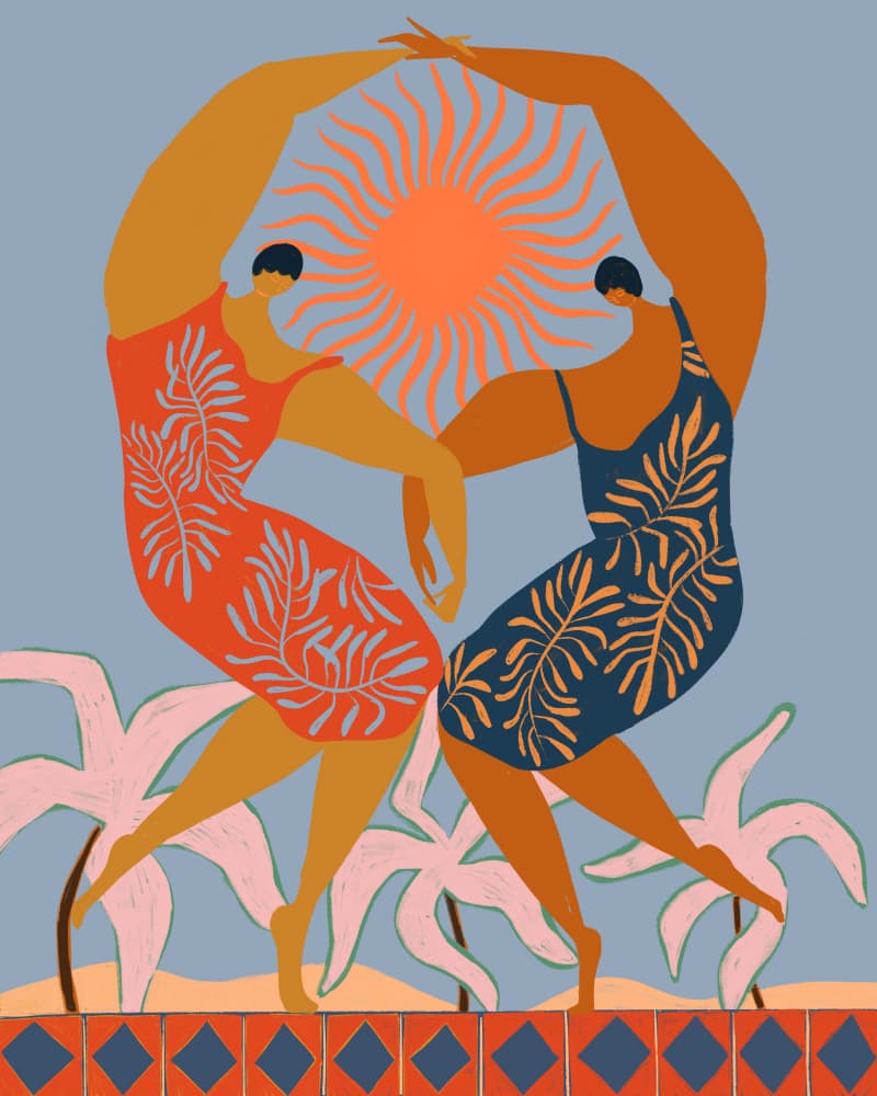 Sisterhood by Arty Guava — canvas wall art