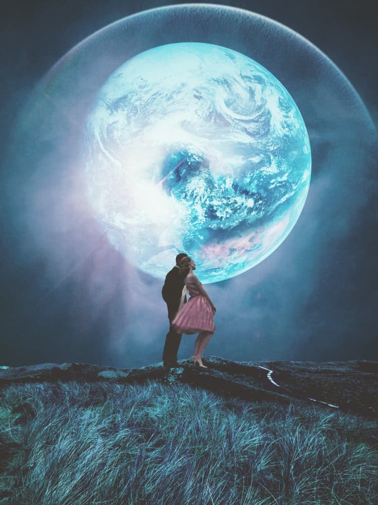 Two Million Years From Yesterday by Frank Moth — canvas wall art