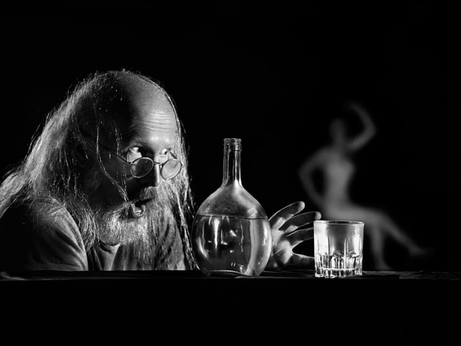 Man's Spectral Vision by Silvija Danelsone — canvas wall art