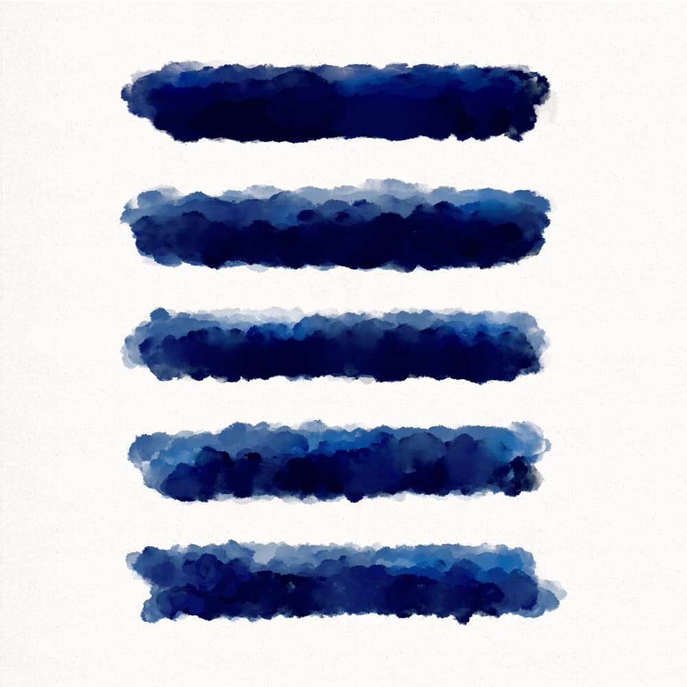 Indigo Echoes by Emel Tunaboylu — canvas wall art