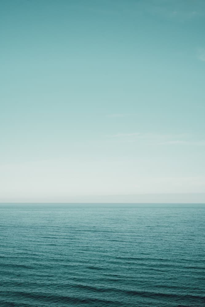 Calm Blue Horizon by Aimee Giles — canvas wall art