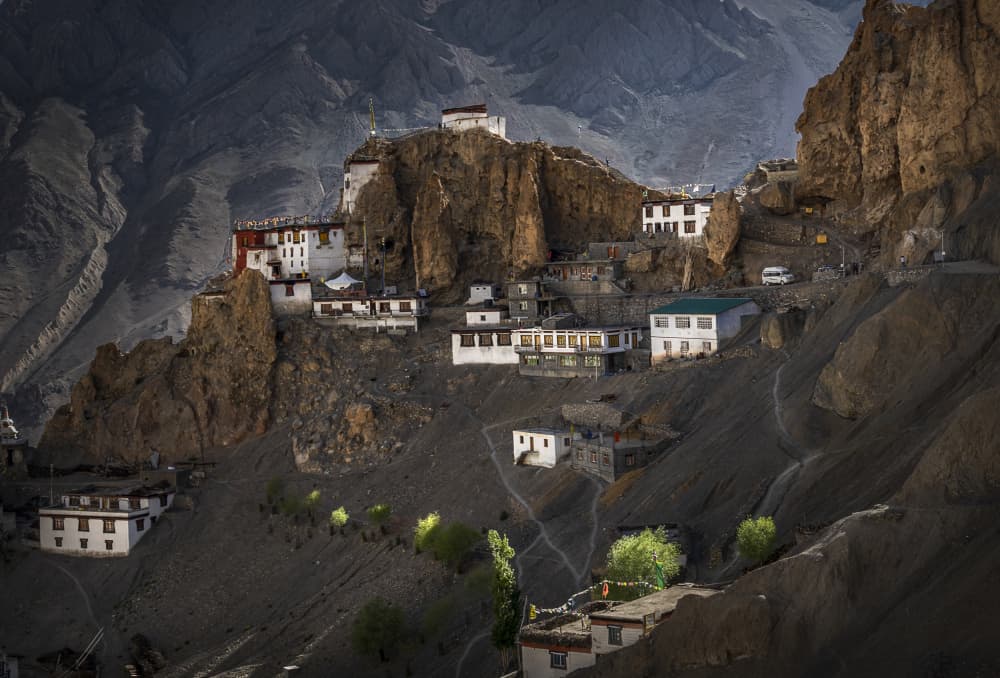 Ancient Mountain Village by Anita Singh — canvas wall art