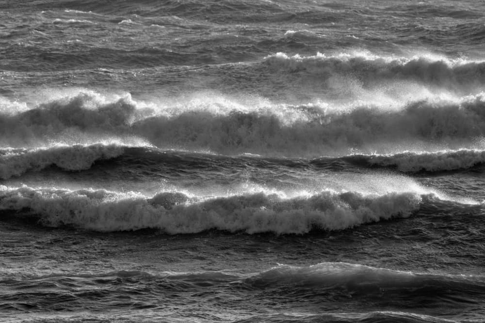 Powerful Ocean Waves by Angelo Giampiccolo — canvas wall art