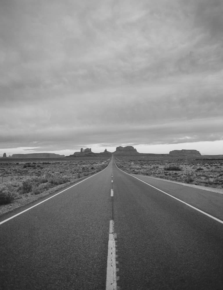 Desert Road To Monuments by Bethany Young — canvas wall art