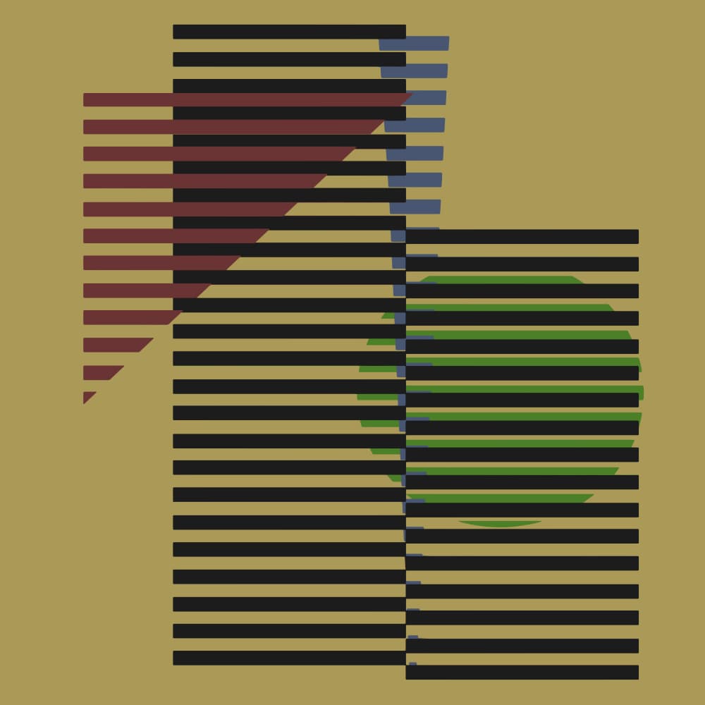 Modern Geometric Shapes by Carlos Perez Del Moro — canvas wall art
