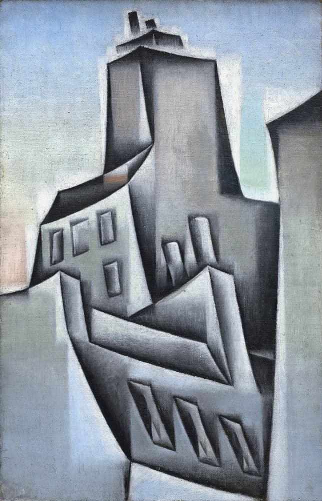 Maisons à Paris (houses In Paris) (1911) by Juan Gris — canvas wall art