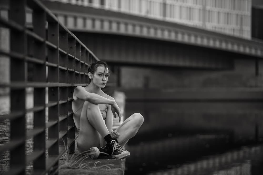 Urban Nude Fencer by Arkadiy Kurta — canvas wall art