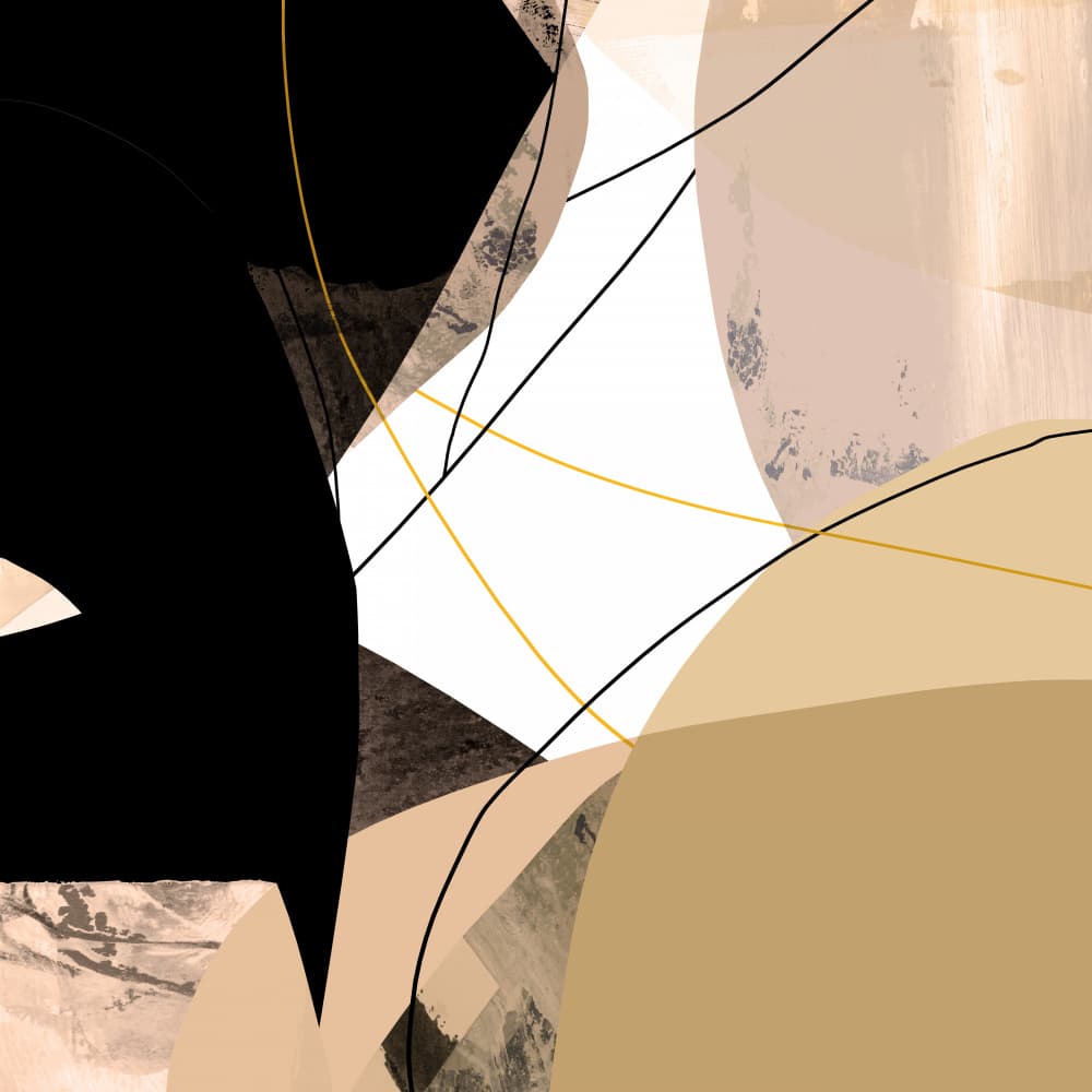 Modern Abstract Shapes by cartissi — canvas wall art