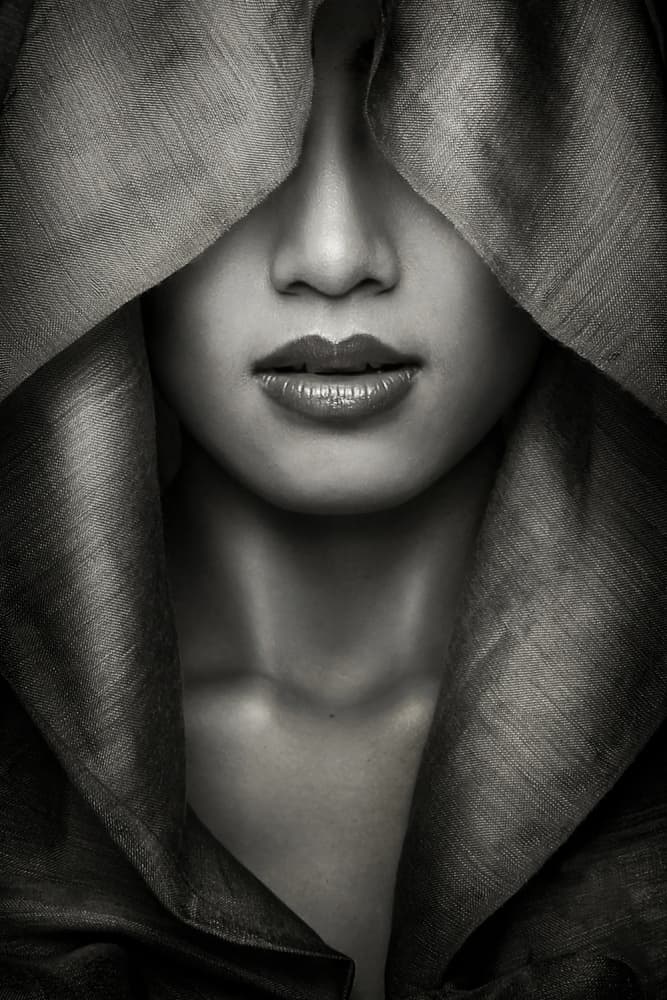 Veiled Mystery Portrait