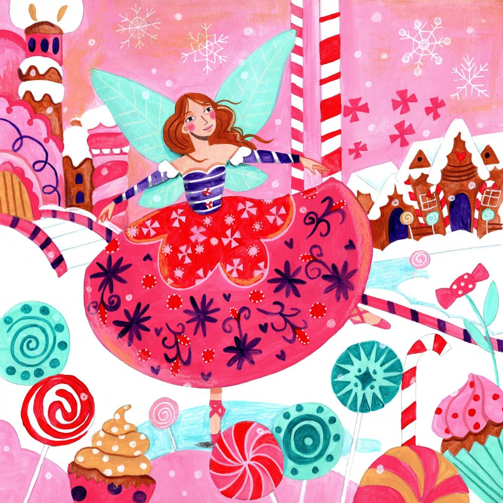 Nutcracker Sugar Plum Fairy by Caroline Bonne Müller — canvas wall art