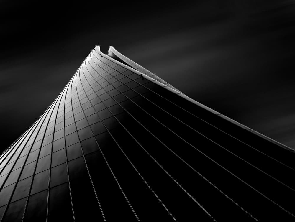 Modern Architectural Curve by Paulo Medeiros — canvas wall art