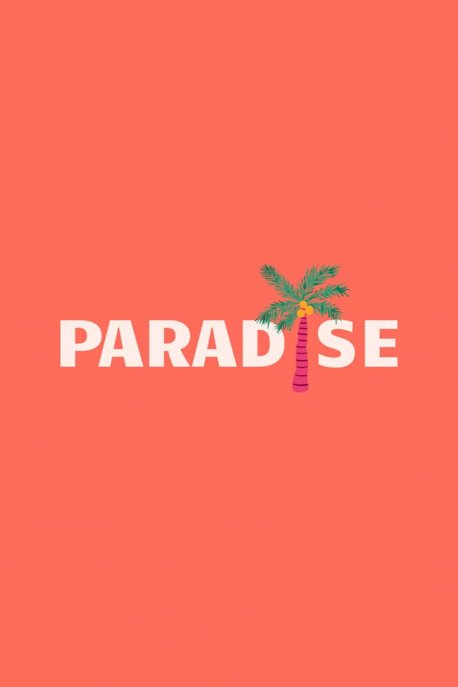Paradise Palm Tree by Karen Menzenbach — canvas wall art