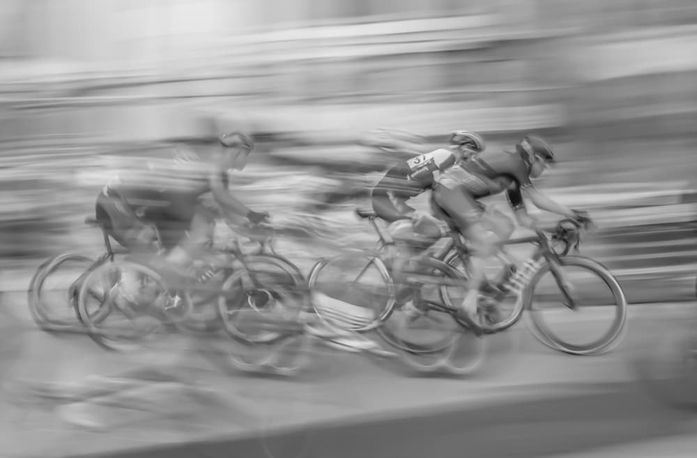 Fast Track Cyclists by Steven Wu 老鷹 — canvas wall art