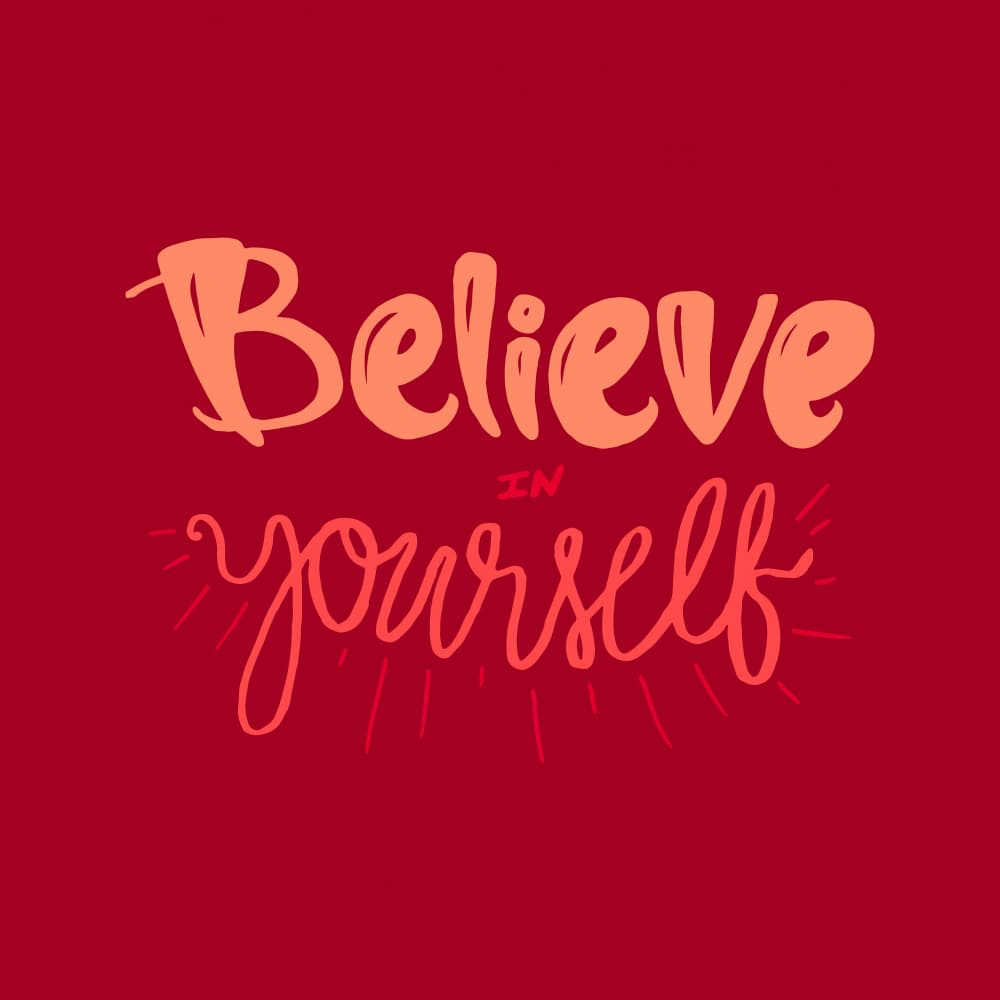 Believe In Yourself Quote by Marika Barsrsind — canvas wall art