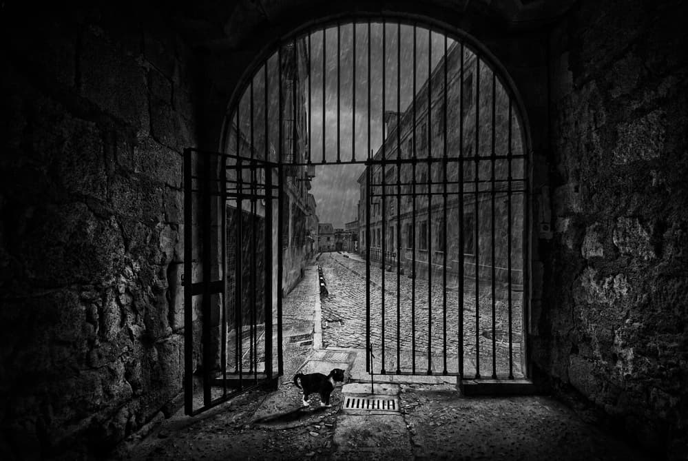 Dark Alley Archway by Jose C. Lobato — canvas wall art
